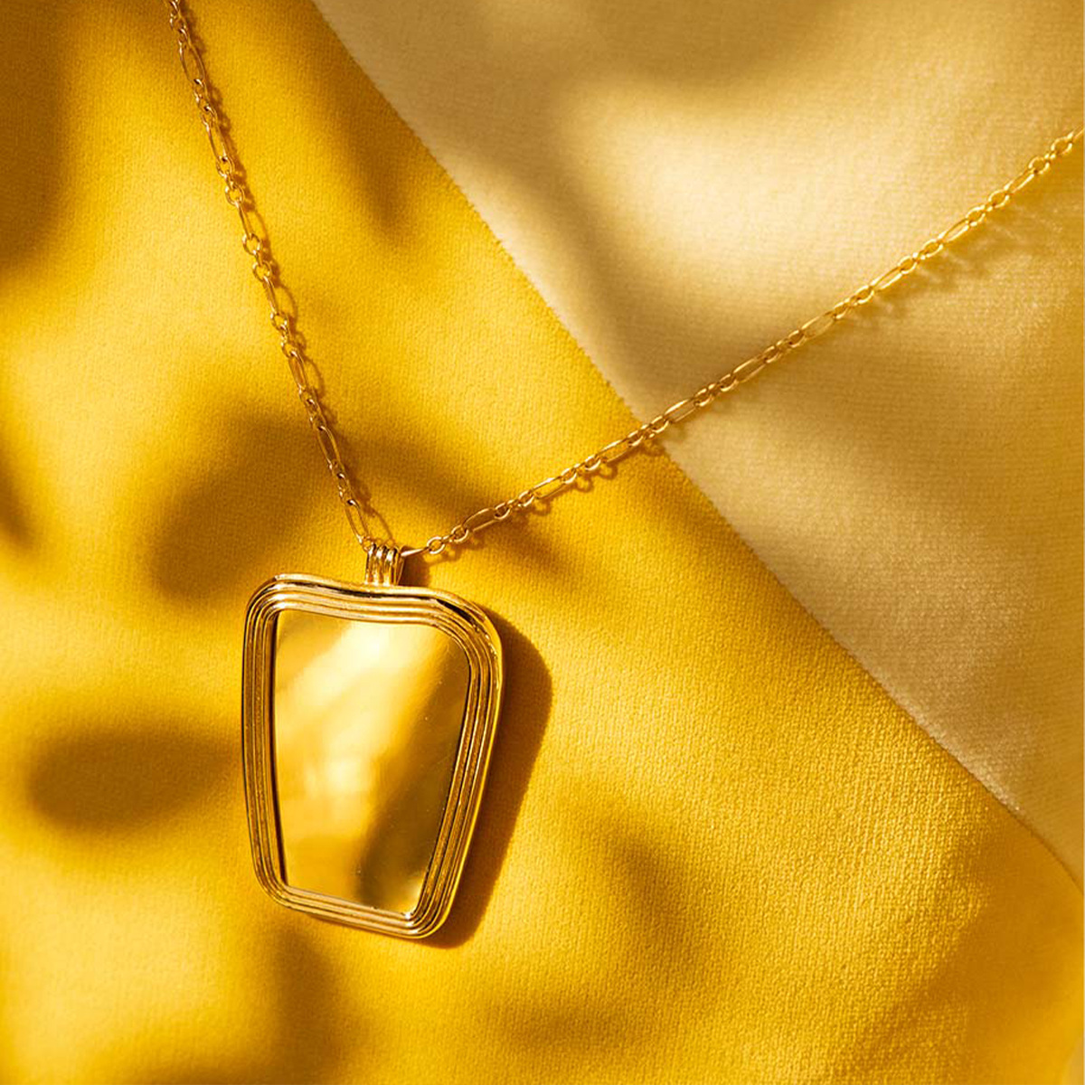 Organica Necklace, Golden Brass - image 4
