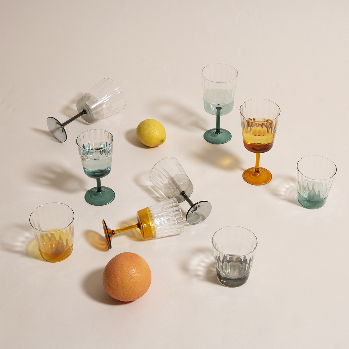 6 Wine Glasses Eclat, Transparent - Blown glass - image 6
