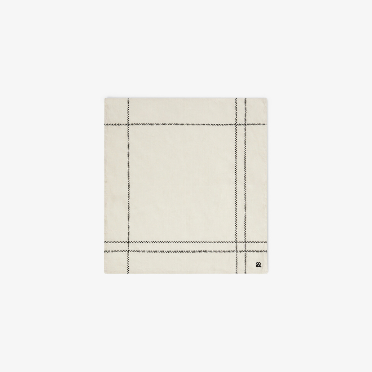 Libra napkin, Black Radish - 45 x 45 cm - image 2
