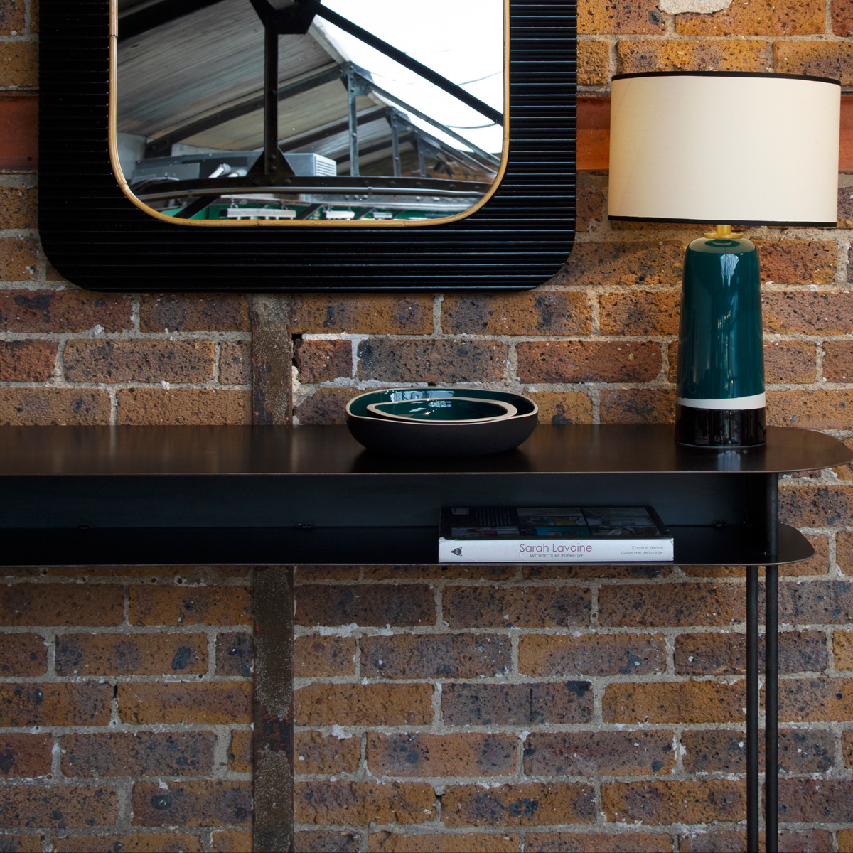 Console Table Tokyo, Black - Different sizes - Waxed steel - image 4