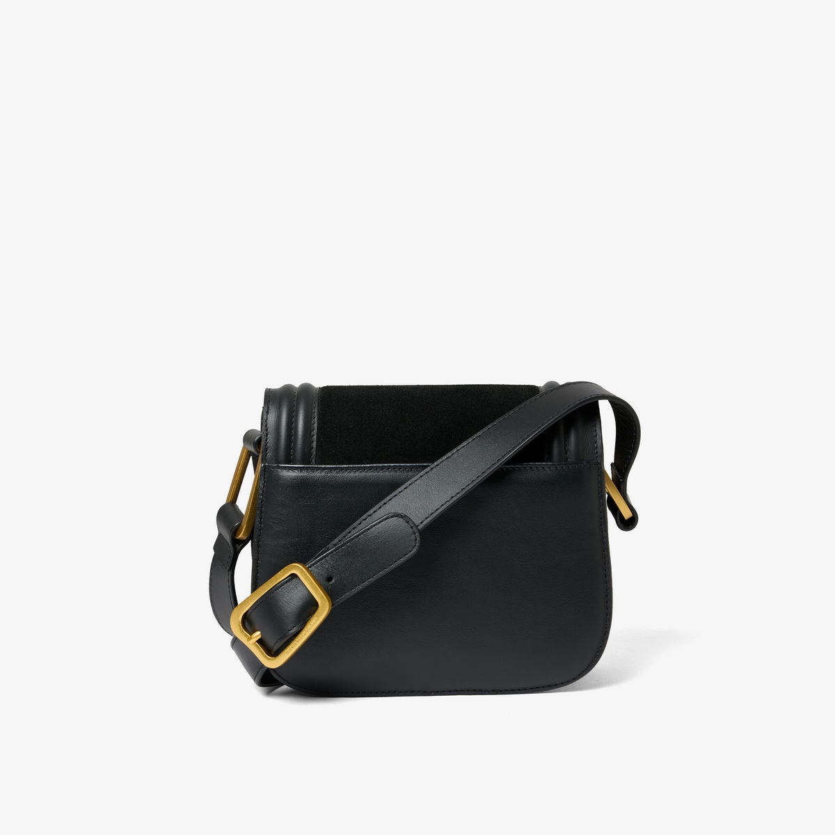Shoulder bag Barth, Black Mini - W7,5 x H6,5 x D2 cm - Cow suede - image 4