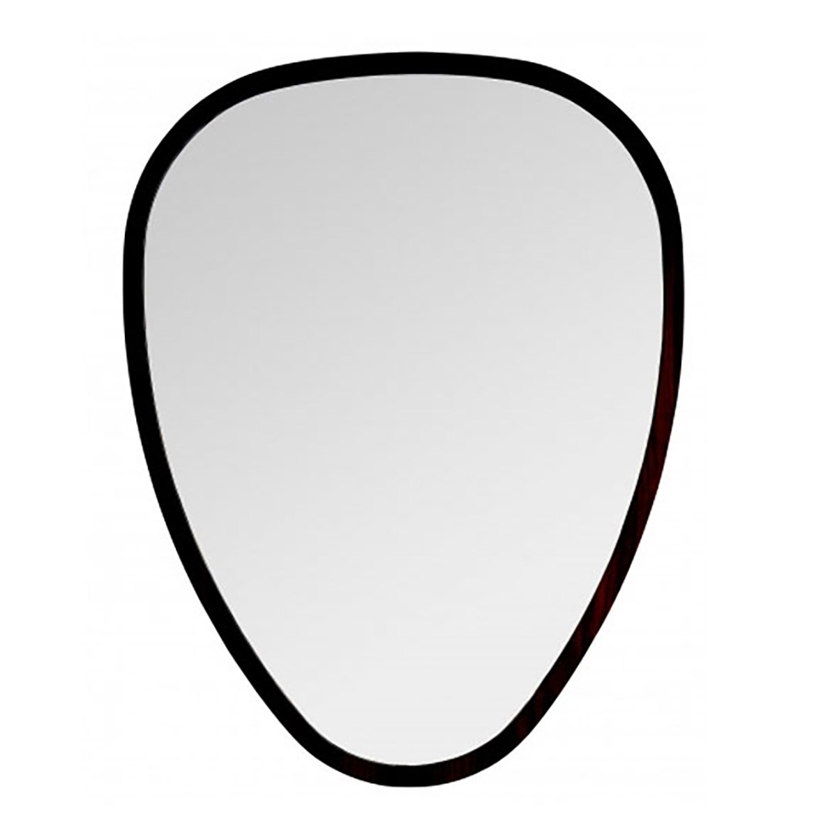 Mirror Ovo, Walnut - H75 cm - Walnut oiled   - image 17