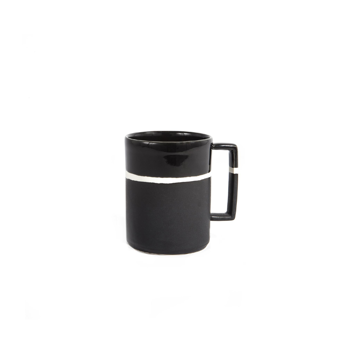 Mug Sicilia, Radis Noir - H10 cm x ⌀7,5 - Céramique - image 5