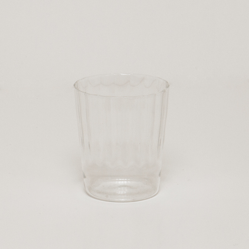 6 Tumblers Glasses Eclat, Transparent - Blown Glass - image 1