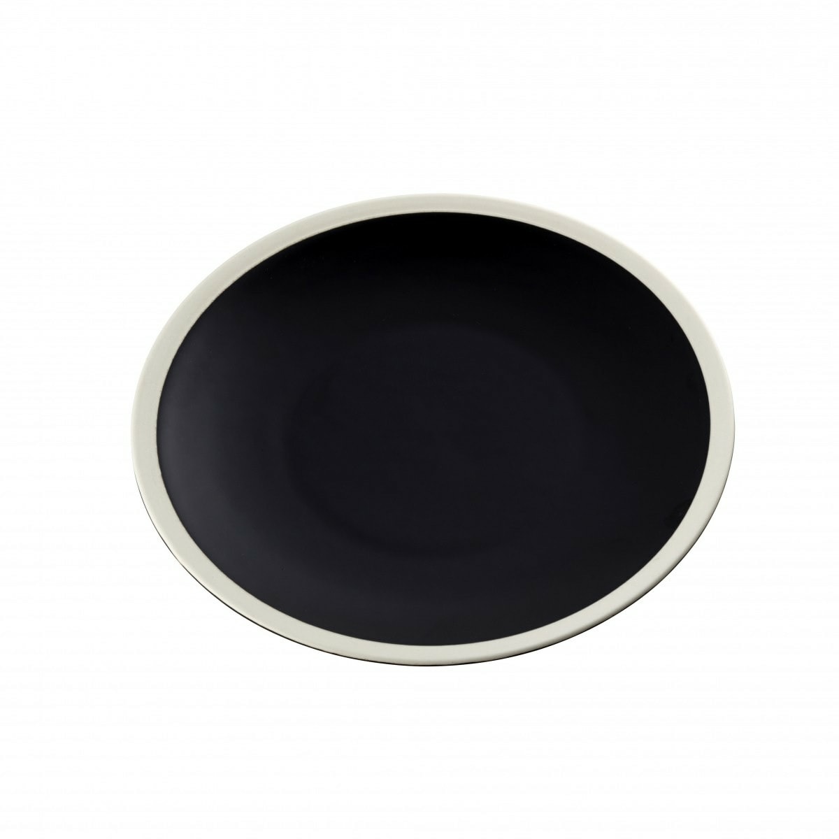 Assiette Plate Sicilia, Radis Noir - ø26 cm - Céramique - image 1