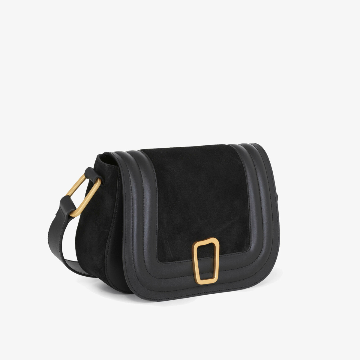 Shoulder bag Barth, City Black - W23 x H16 x D7 cm - 100% leather  - image 4