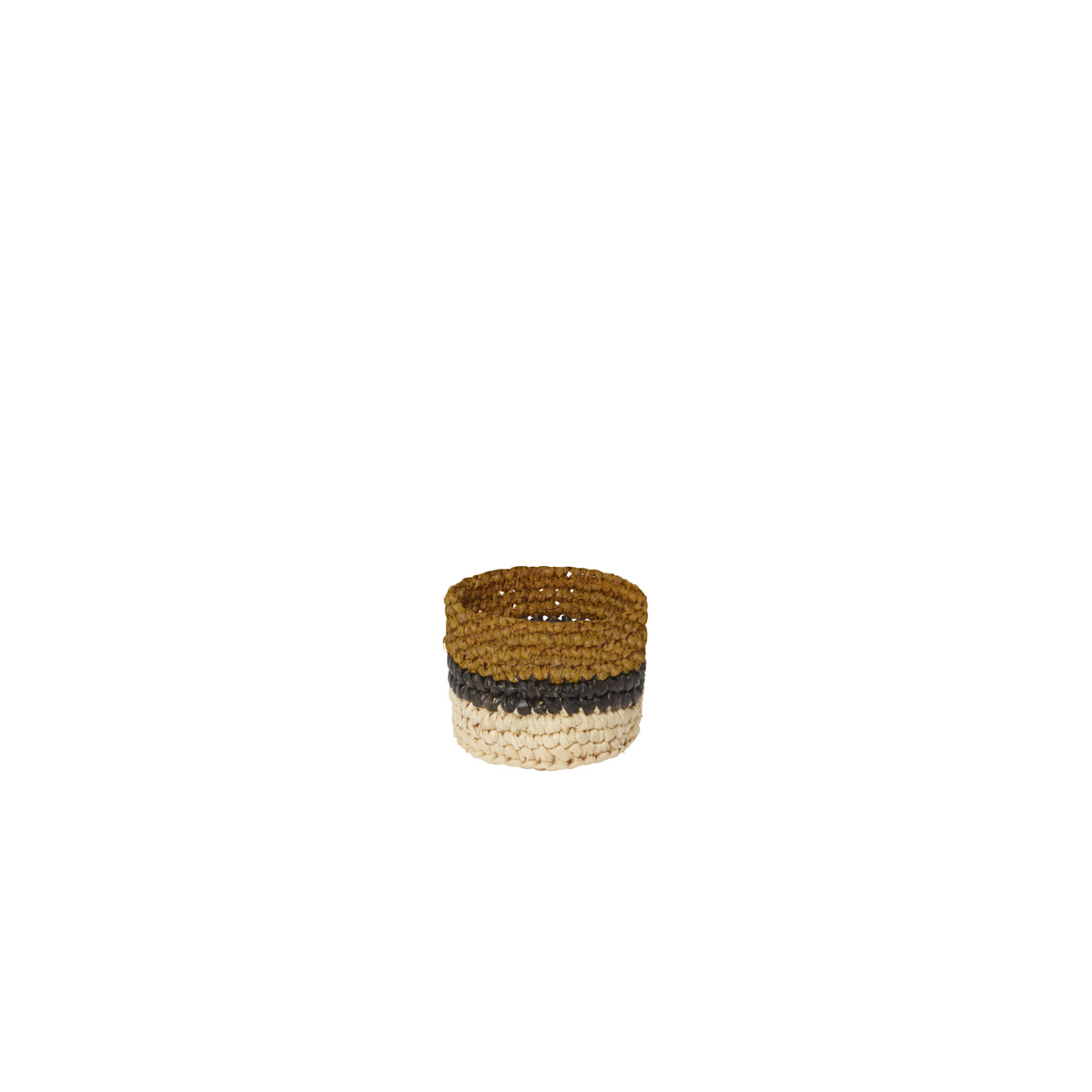 Napkin ring Globe, Celadon - ⌀2 in - Raphia - image 2