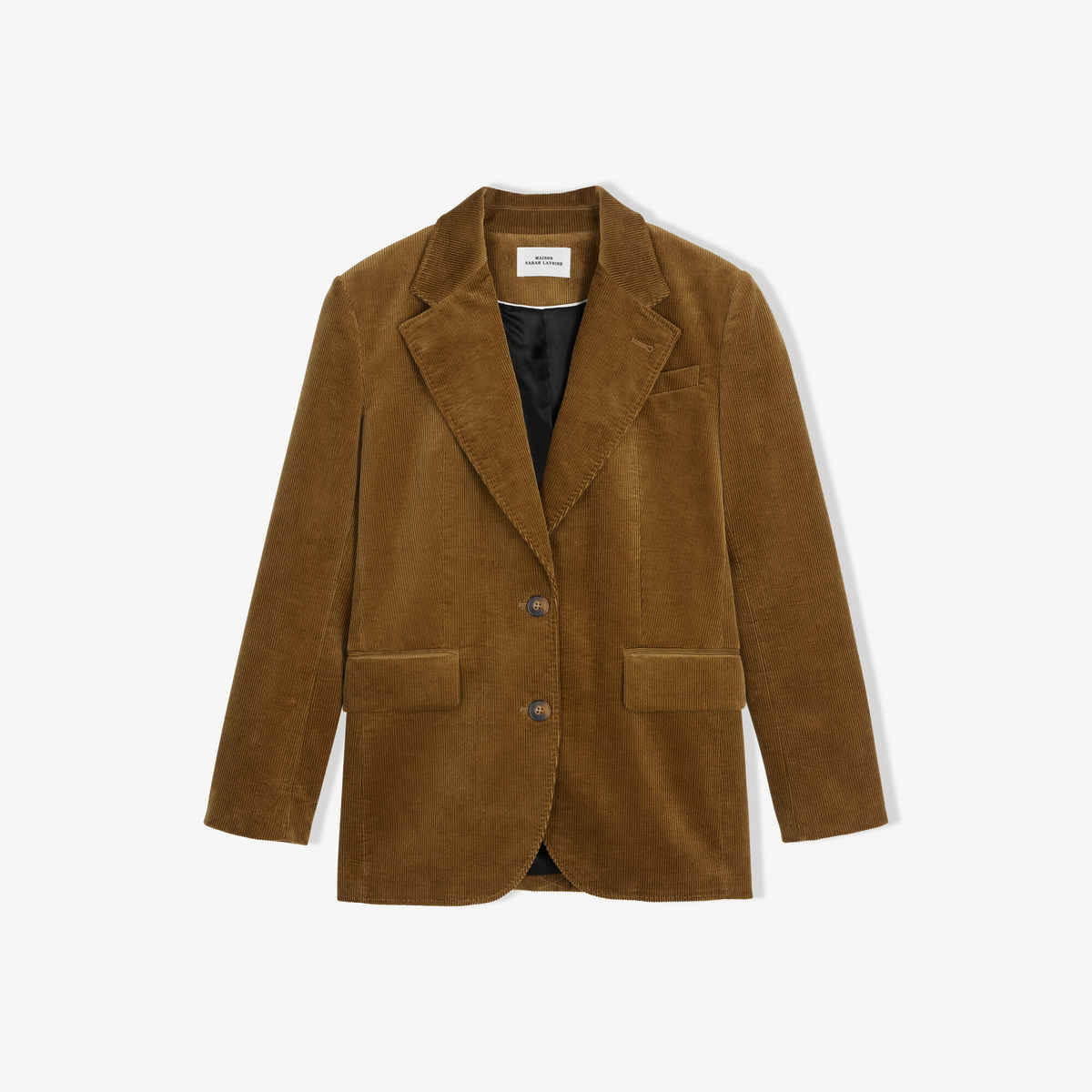Saint-Honoré jacket, Mordoré - Ribbed velvet- 100% Cotton - image 1