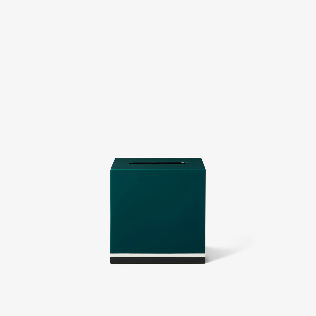 Little tissue box, Sarah Blue - 15x15cm - Lacquered wood - image 2