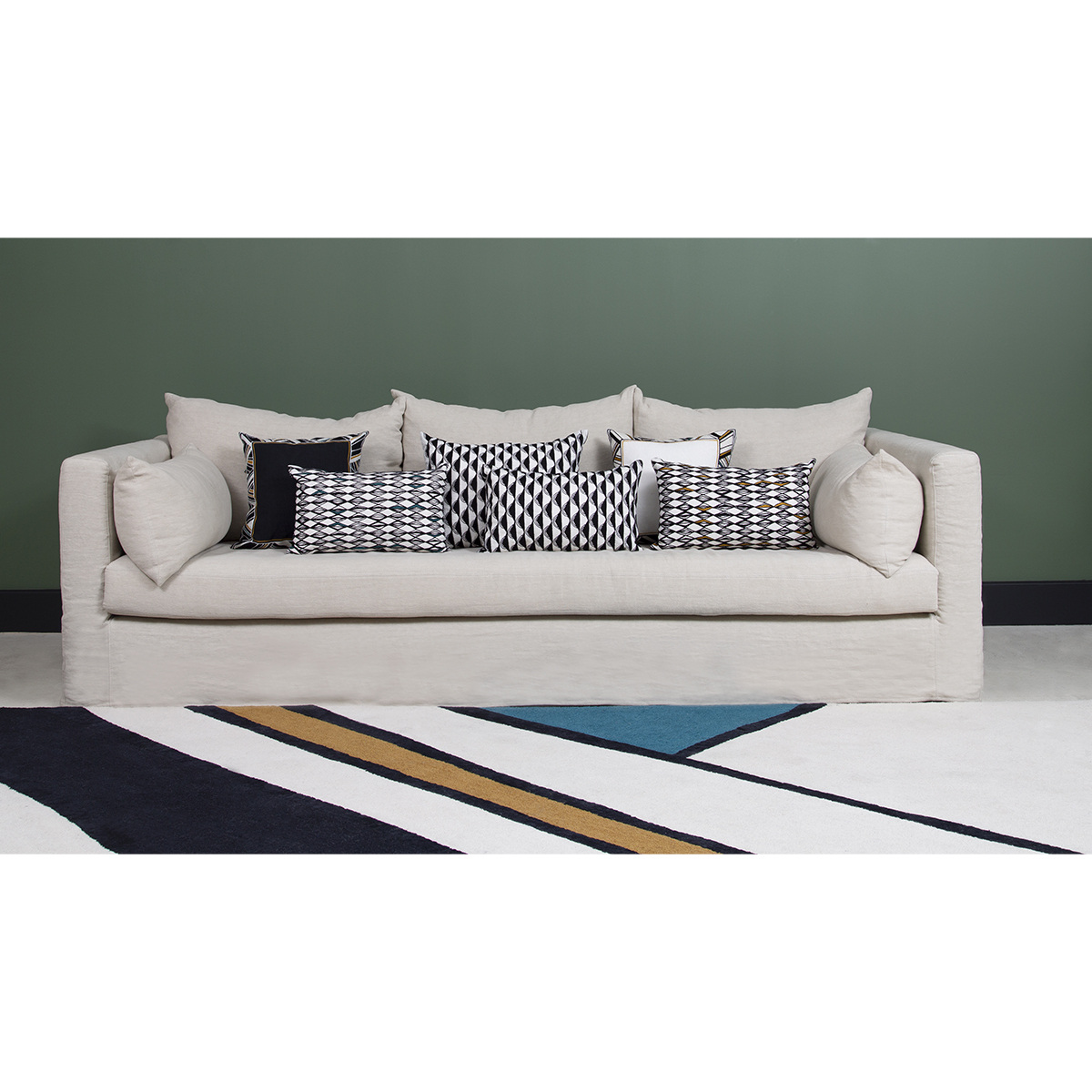 Carpet Eclat, Ecru - W200 x L300 cm - 100% Wool - image 4
