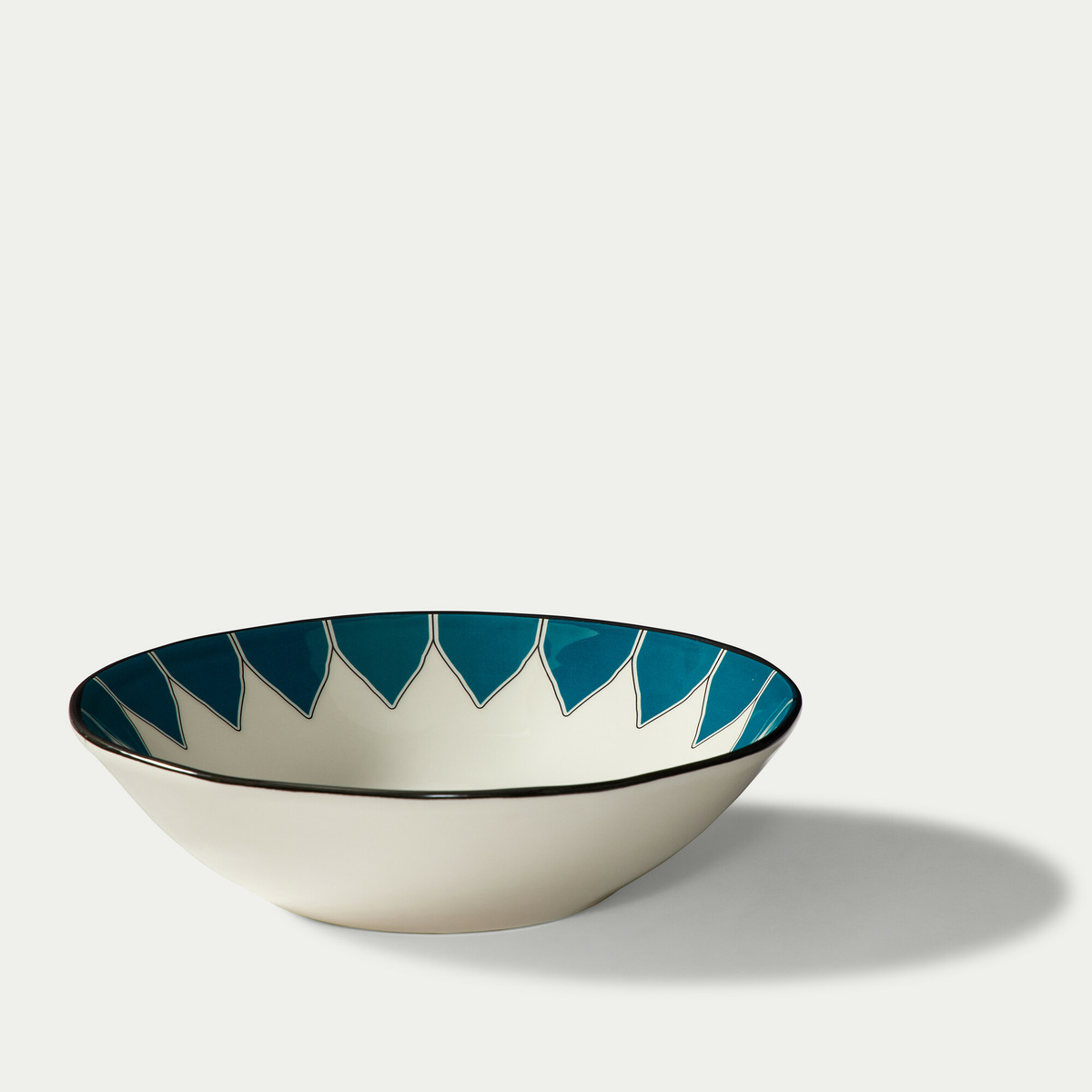 Soup Plate Daria, Bleu Sarah - ⌀23 cm - Ceramic - image 1