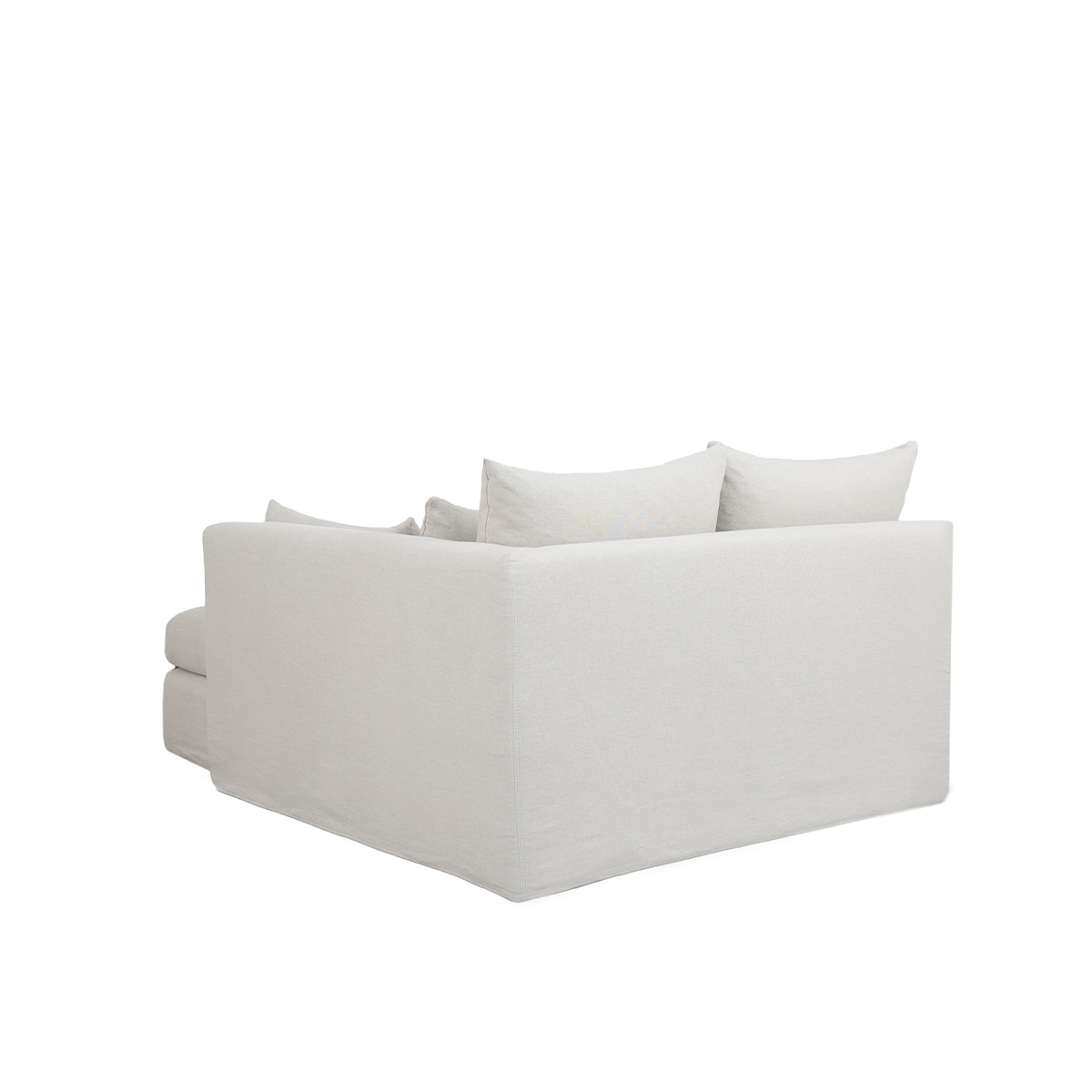 SuperBox sofa - Right armrest, L51 x D71 x H34 in - Cotton - image 4