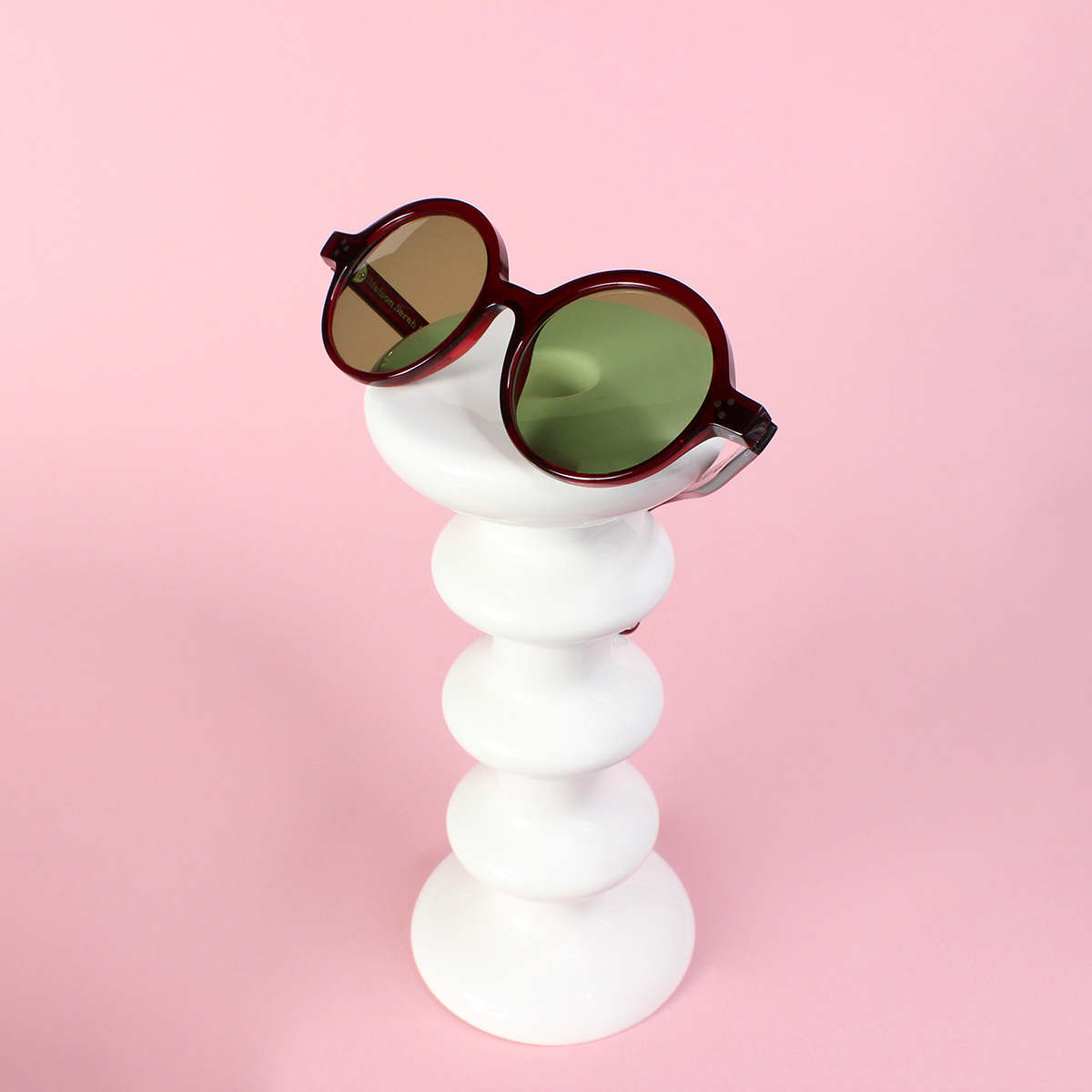 Sunglasses Patti, Bordeaux - Size 50-18 - Organic acetate - image 3