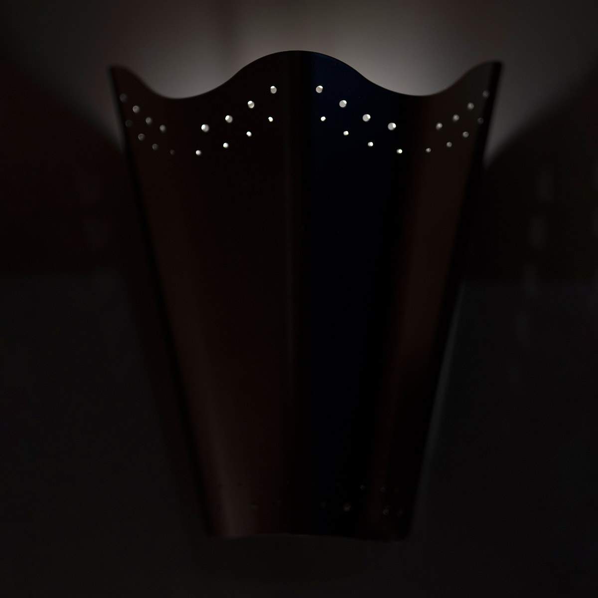 Applique Stellaire, Noir - H23 cm - Laiton - image 2
