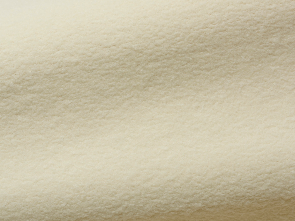 Nico large pouffe, Cream - L56 x W56 x H42 cm - Walnut/Wool/Cotton - image 4