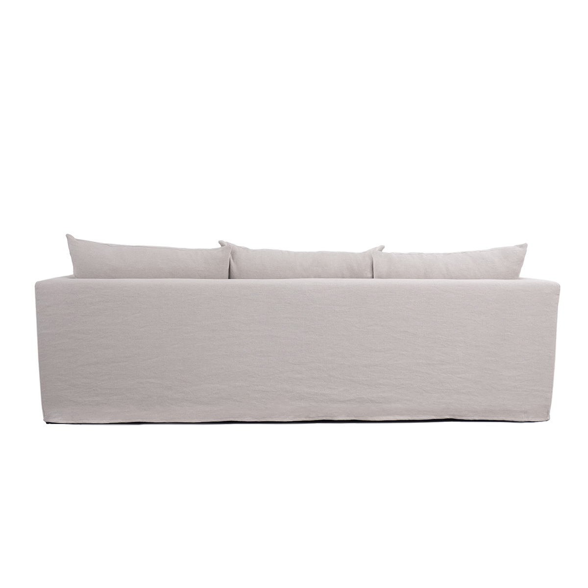 Box Sofa, L250 x P105 x H85 cm - Peach - Linen - image 5