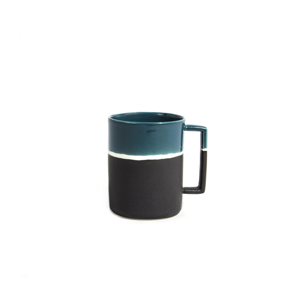 Mug Sicilia, Bleu Sarah - H10 cm x ⌀7,5 - Céramique - image 1