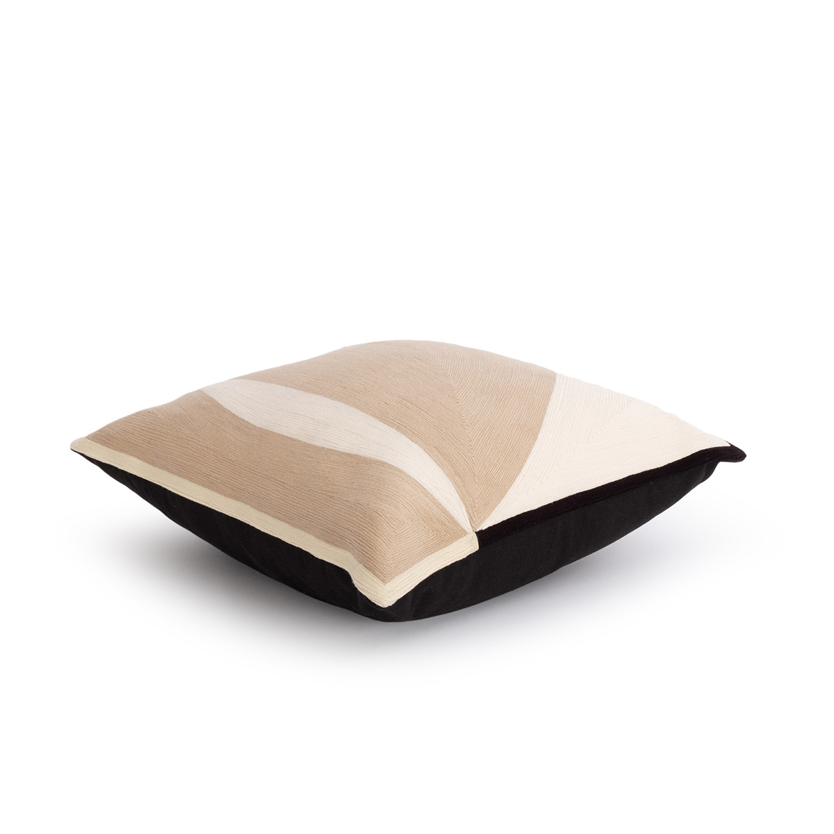Cushion Abstract, Nude - 42 x 42 cm - 100% cotton - image 2