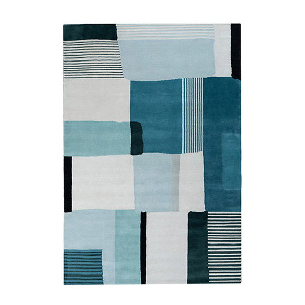 Carpet Boro, Blue - Different sizes - Wool / Cotton - image 1
