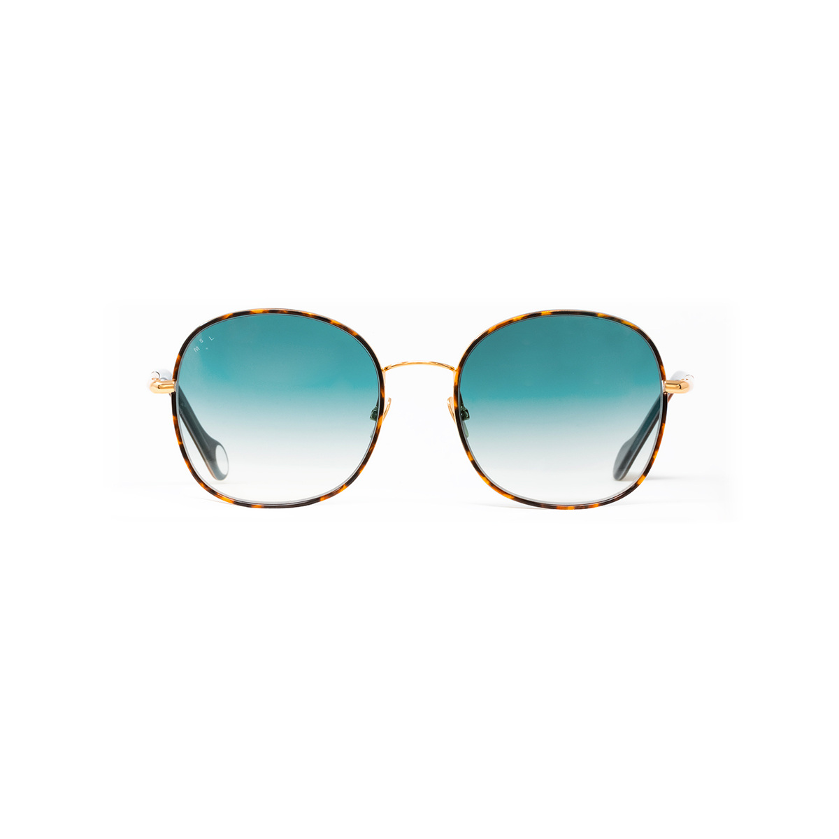 Sunglasses Diana, Blue gradient - Size 53-20 - Steel - image 1