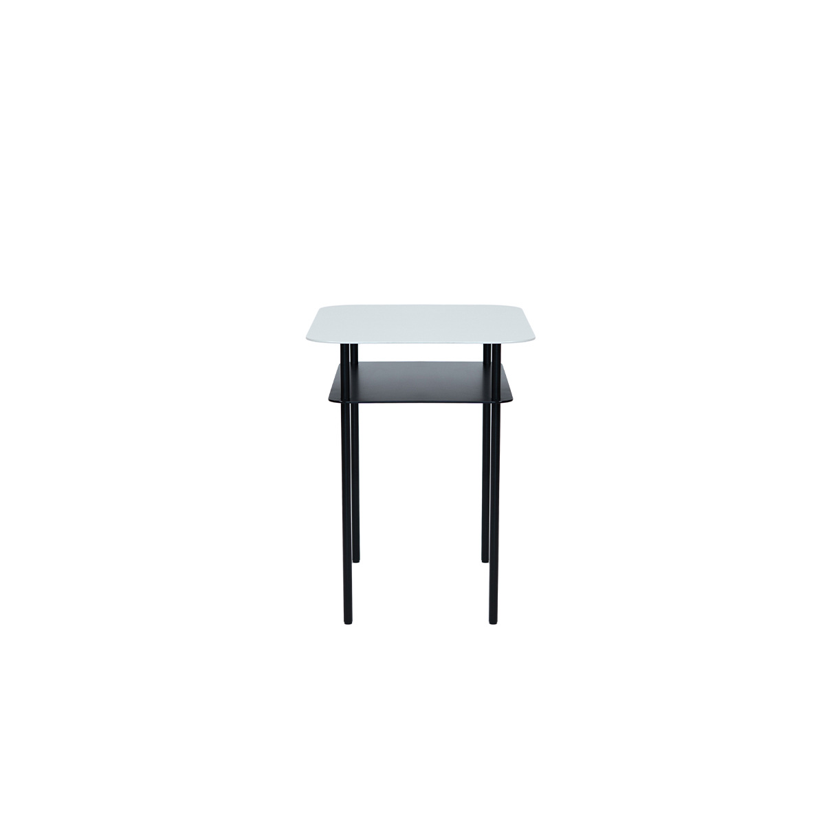Side table Kara, Black Radish - L60 x L40 x H55 cm - Raw steel Powder coated - image 13