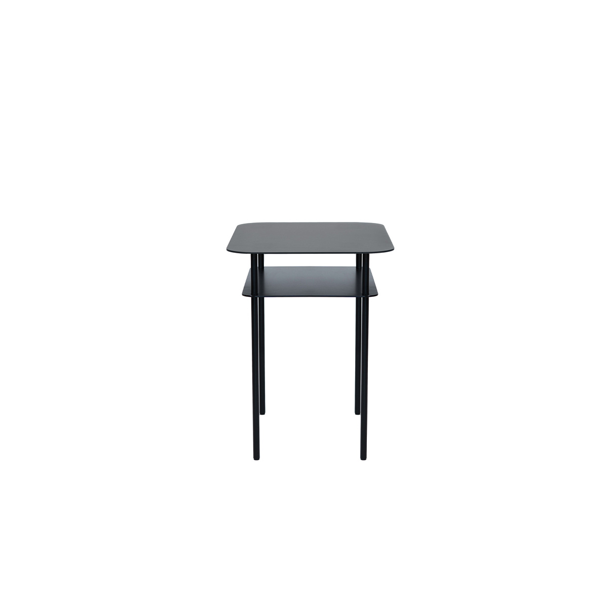Side table Kara, Black Radish - L60 x L40 x H55 cm - Raw steel Powder coated - image 2