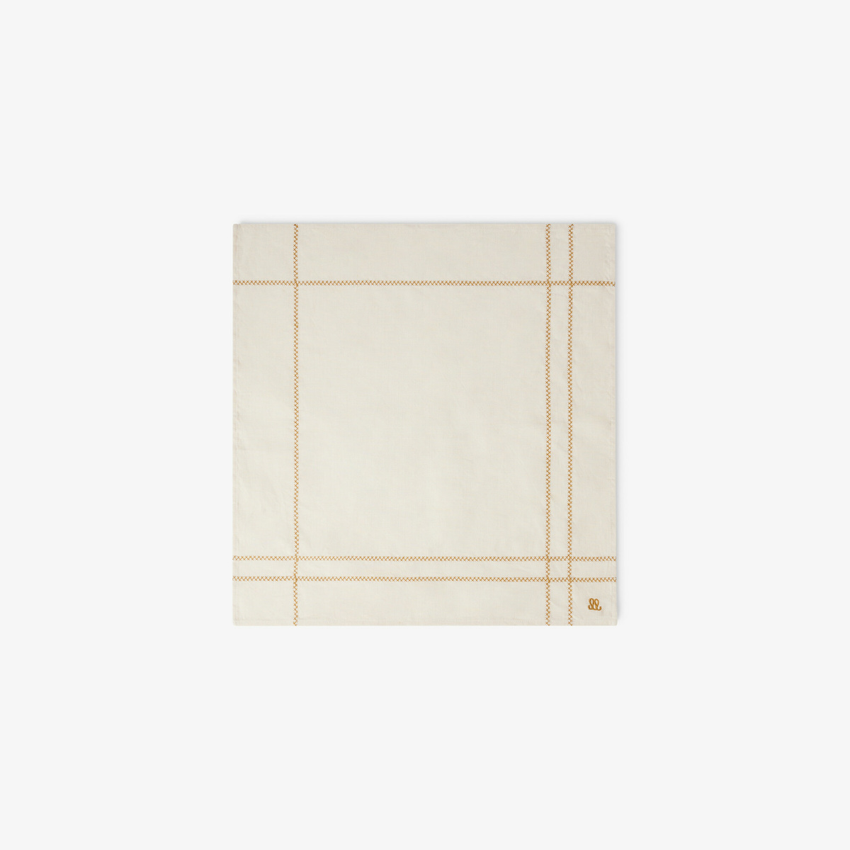 Libra napkin, Ochre - 45 x 45 cm - image 2