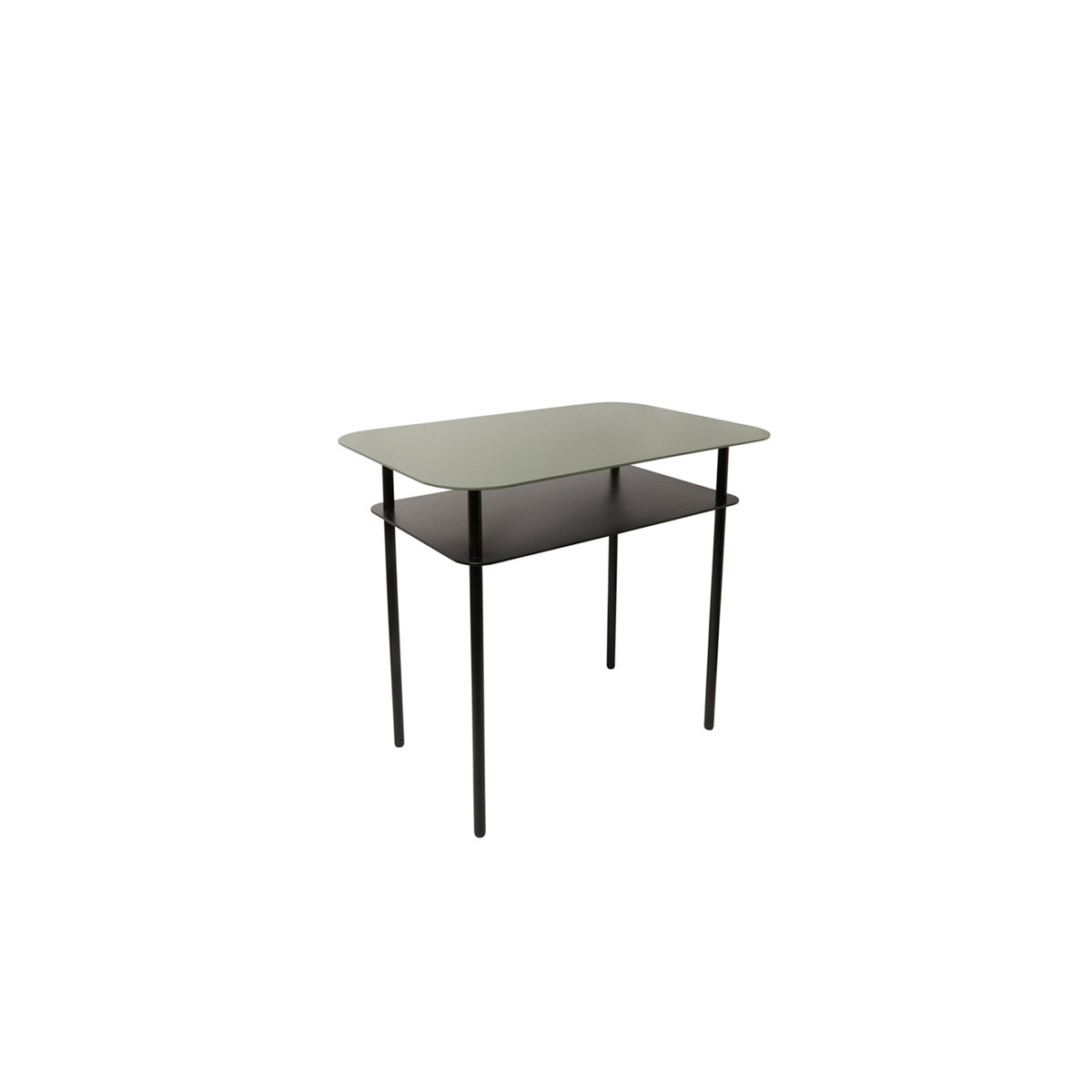 Side table Kara, Pistachio - L60 x L40 x H55 cm - Raw steel Powder coated - image 1
