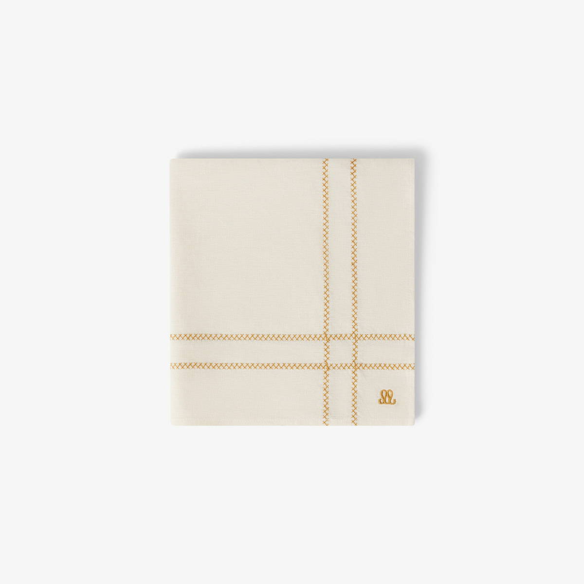 Libra napkin, Ochre - 45 x 45 cm - image 1