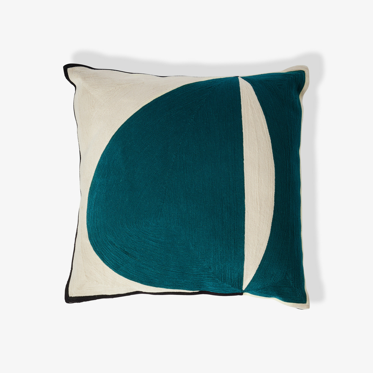 Cushion Abstract, Bleu Sarah / Jasmine- 42 x 42 cm - Cotton - image 1