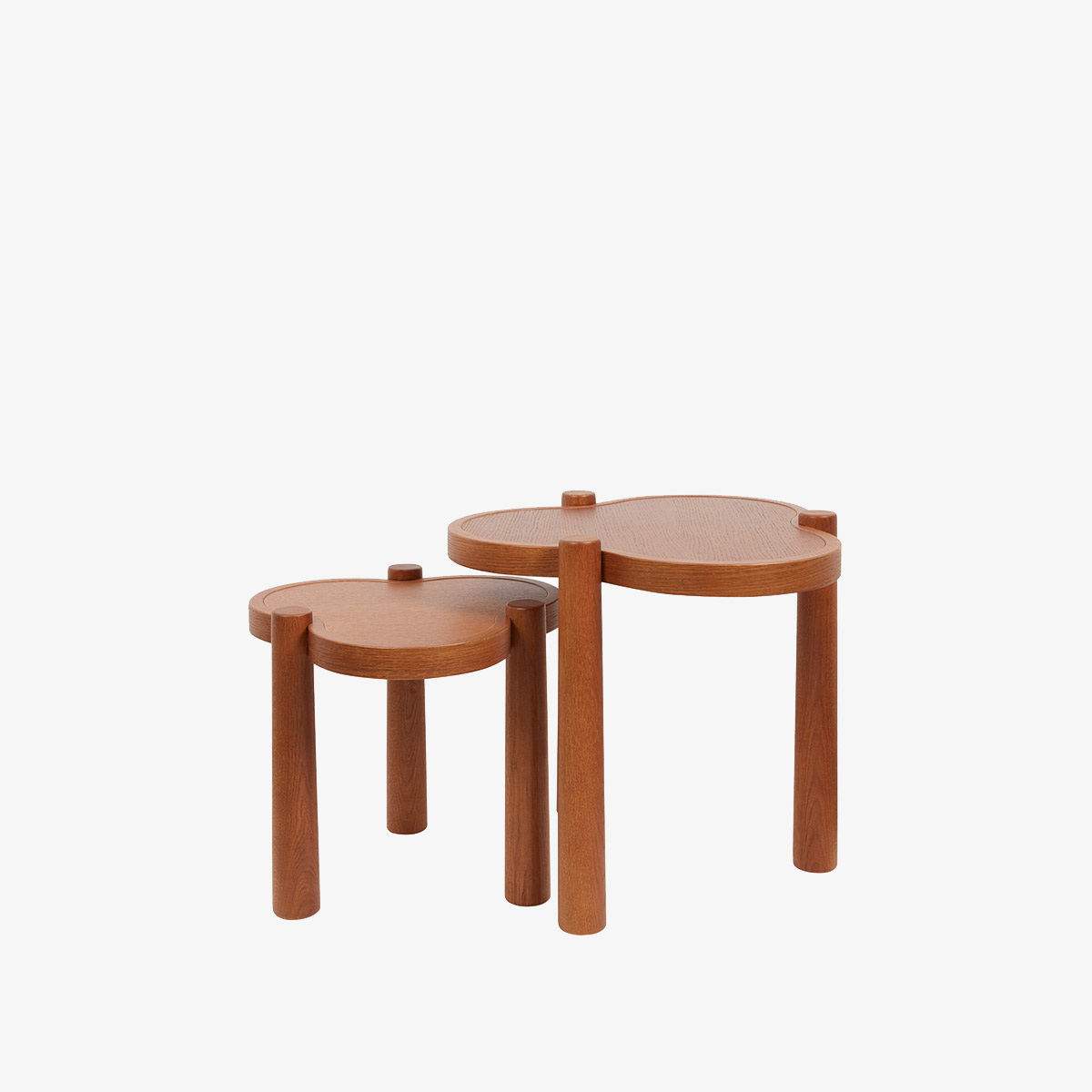 Table Agapé, Chêne moyen - ø42 x H40 cm - Chêne - image 3