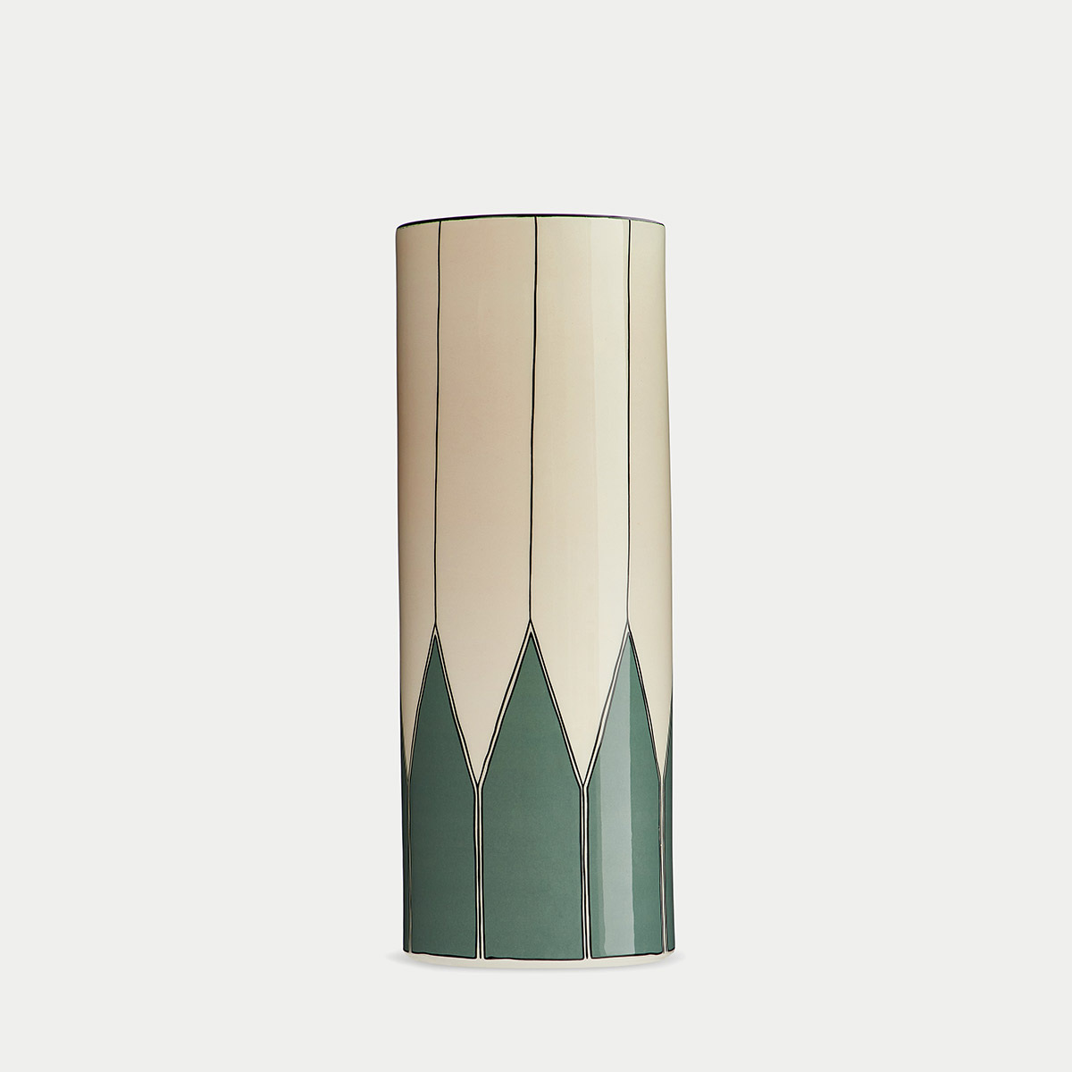 Daria vase - Large model, Black - H32 x ø12 cm - Stoneware - image 3