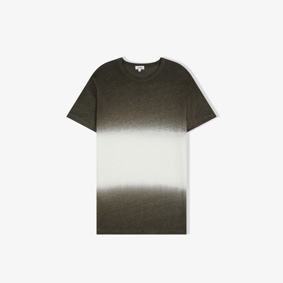 T-shirt Sèvres Charbon, Col Rond - 100% Lin - image 1