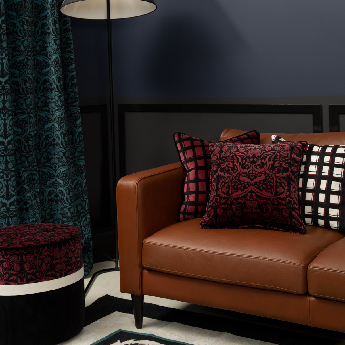 Sofa Noa, L230 x P90 x H75 cm / Leather - Wood - image 5