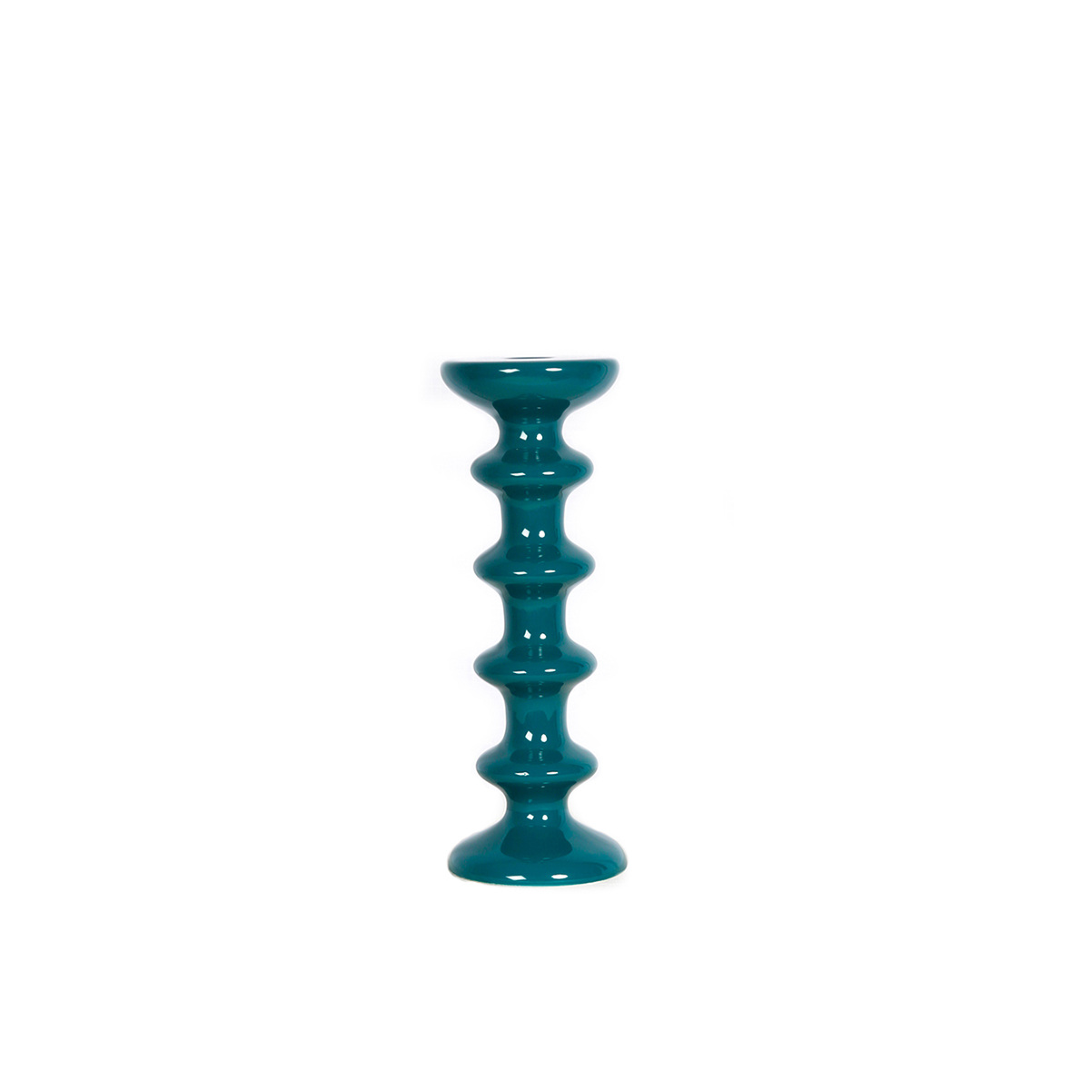 Candlestick Slavic, Blue Sarah - H25 cm - Ceramic - image 1