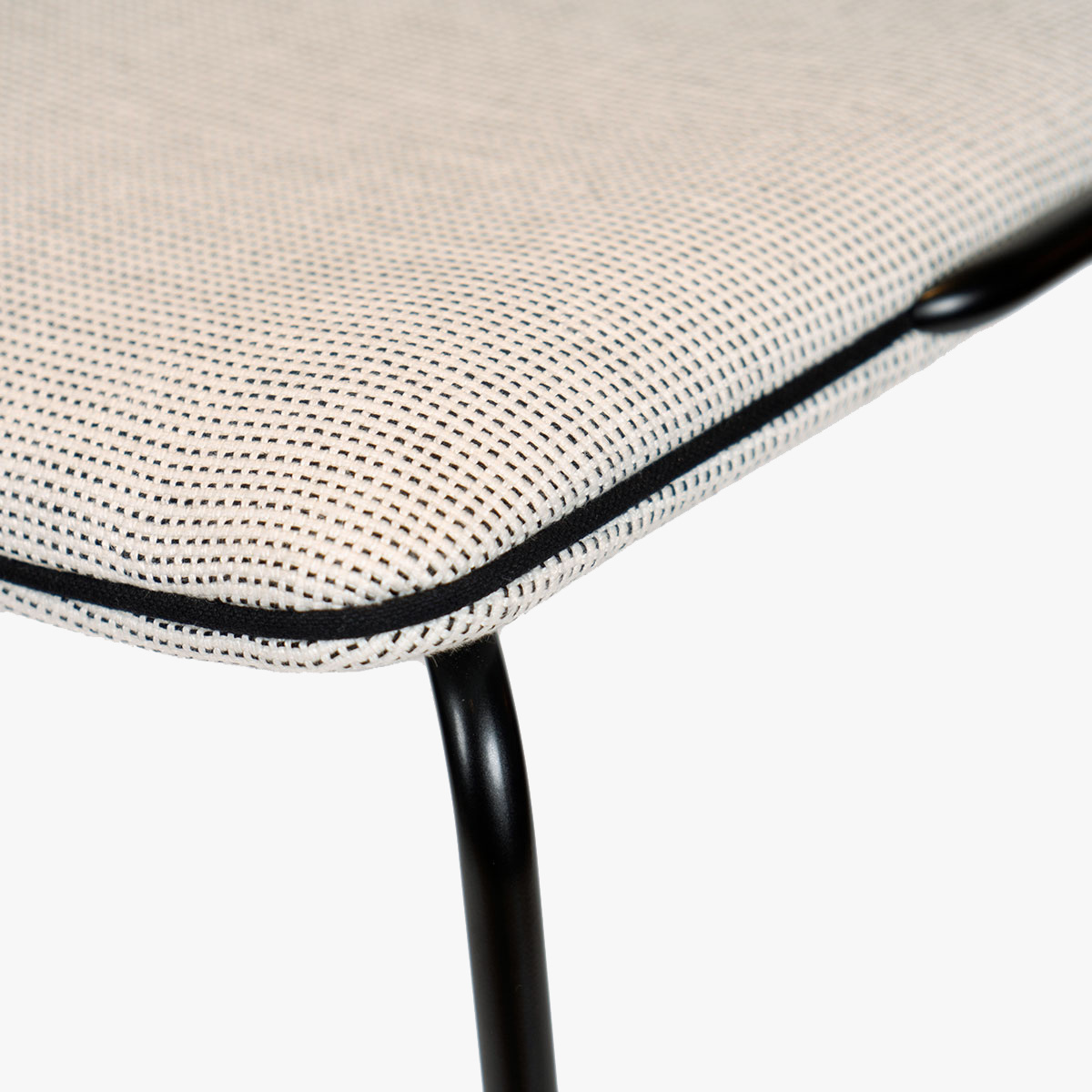 Chair Double Jeu, Dandy - H85 x W51 x D43 cm - Dandy tissue / Steel - image 5
