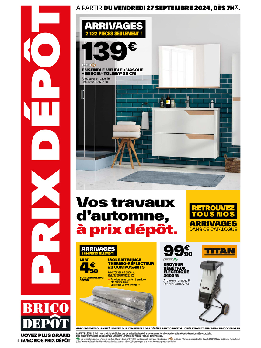 Image d'un catalogue brico-depot