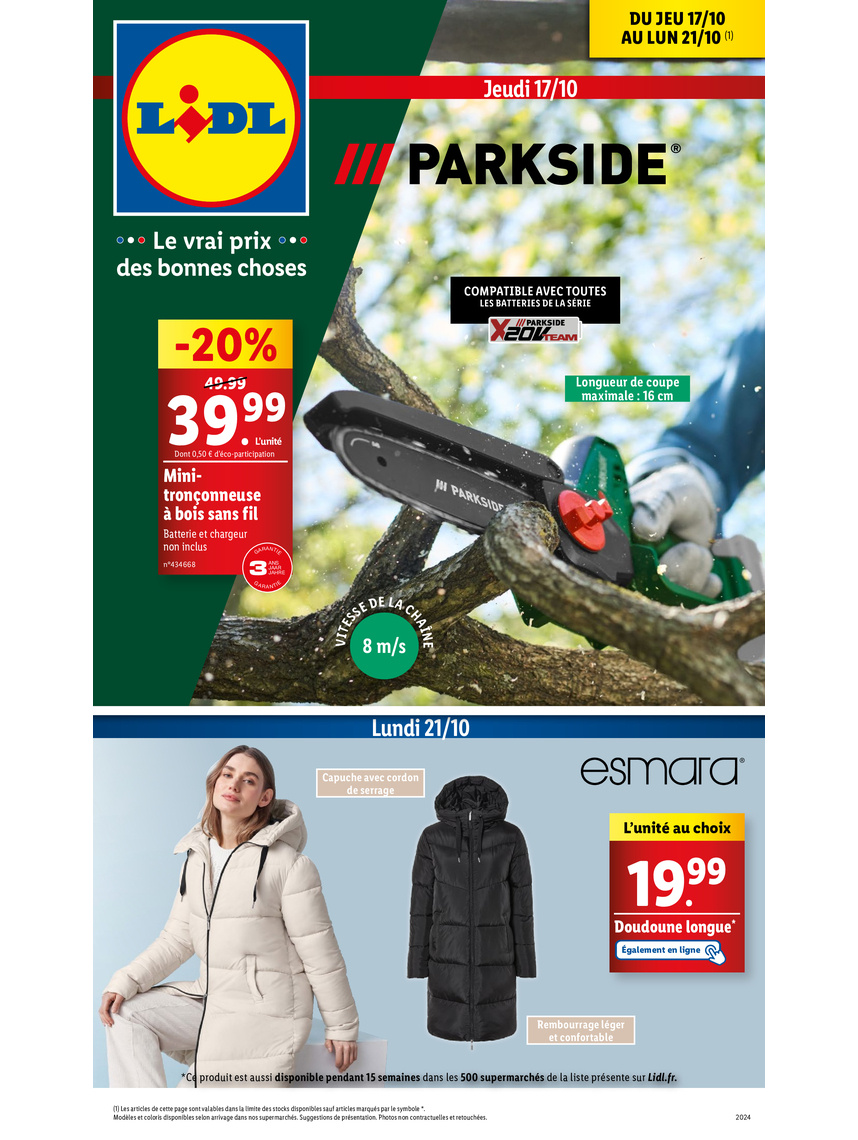 Image d'un catalogue lidl