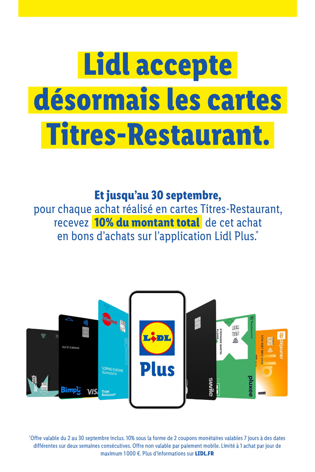 Catalogue Lidl - Valable du 09 septembre au 15 septembre